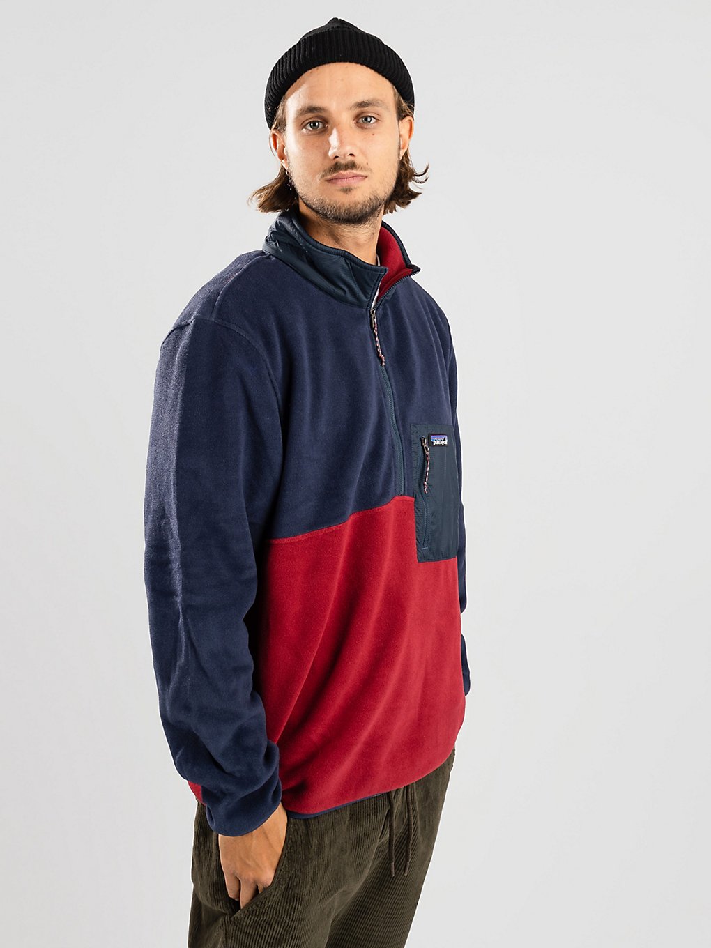 Patagonia Microdini 1/2 Trui rood