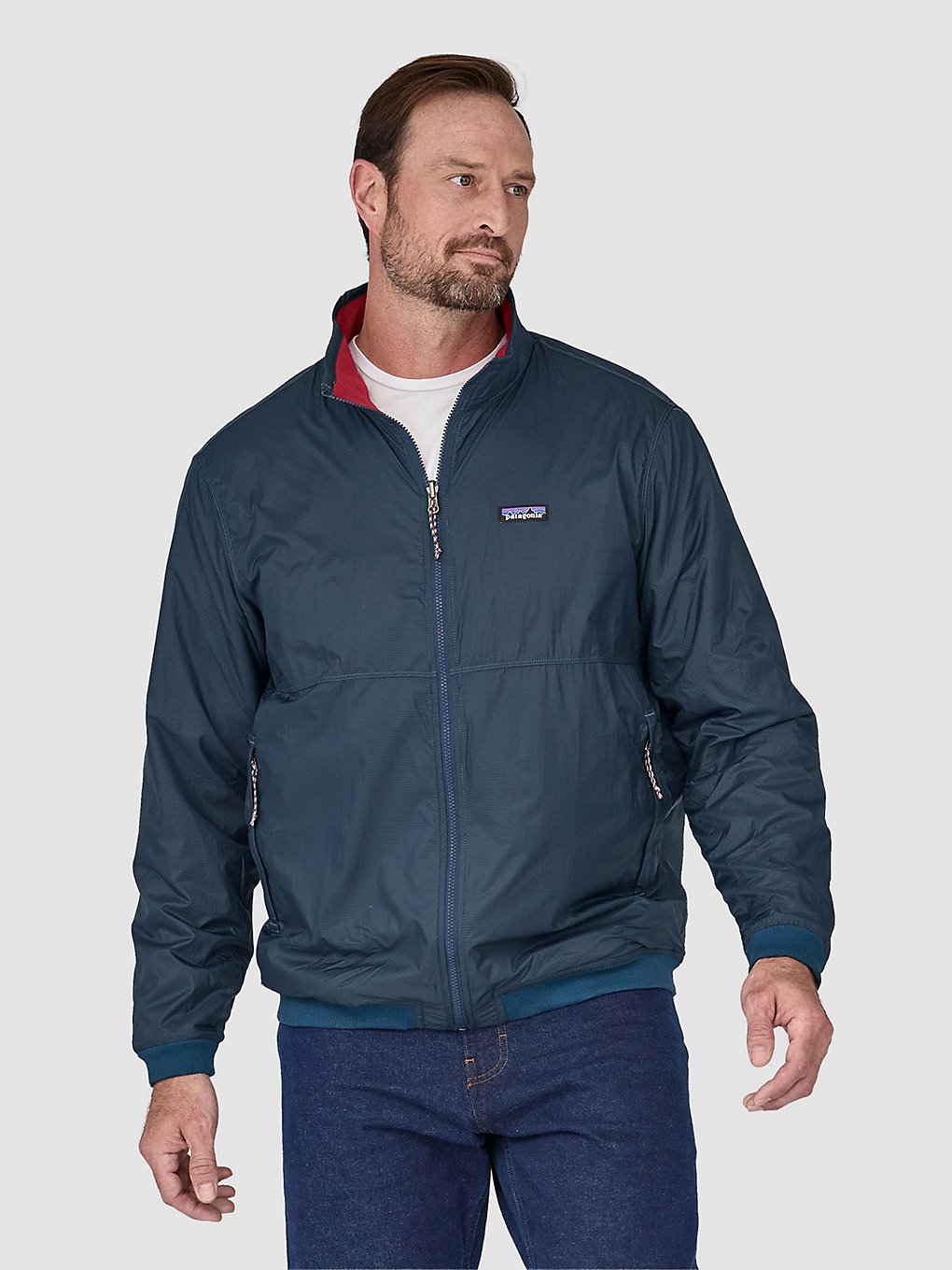 Patagonia Reversible Shelled Microdini Jas blauw