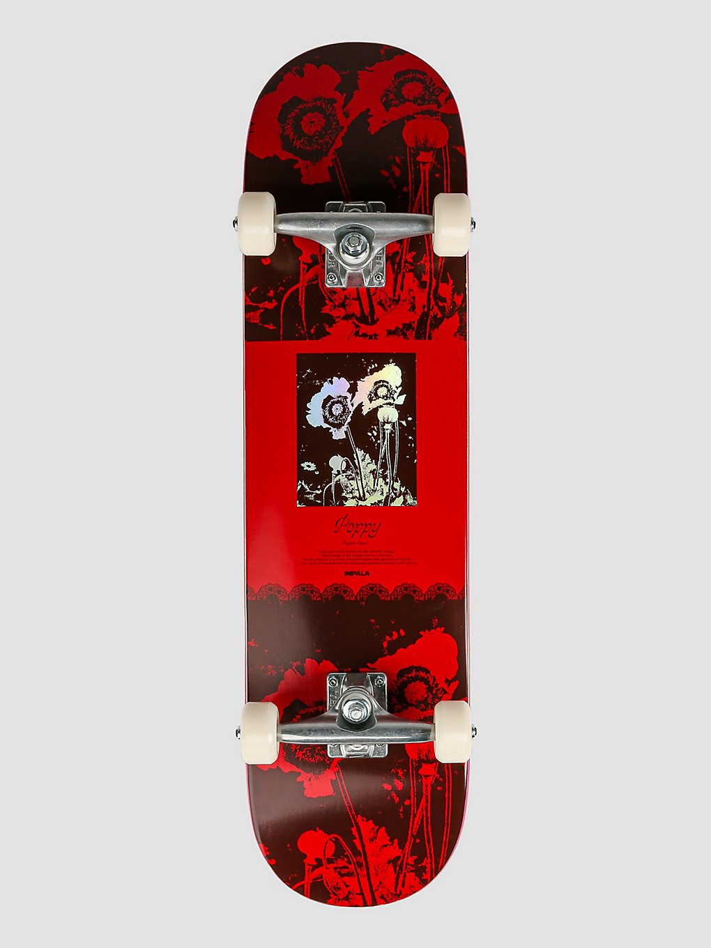 Impala Blossom Skateboard 8.0" Complete rood