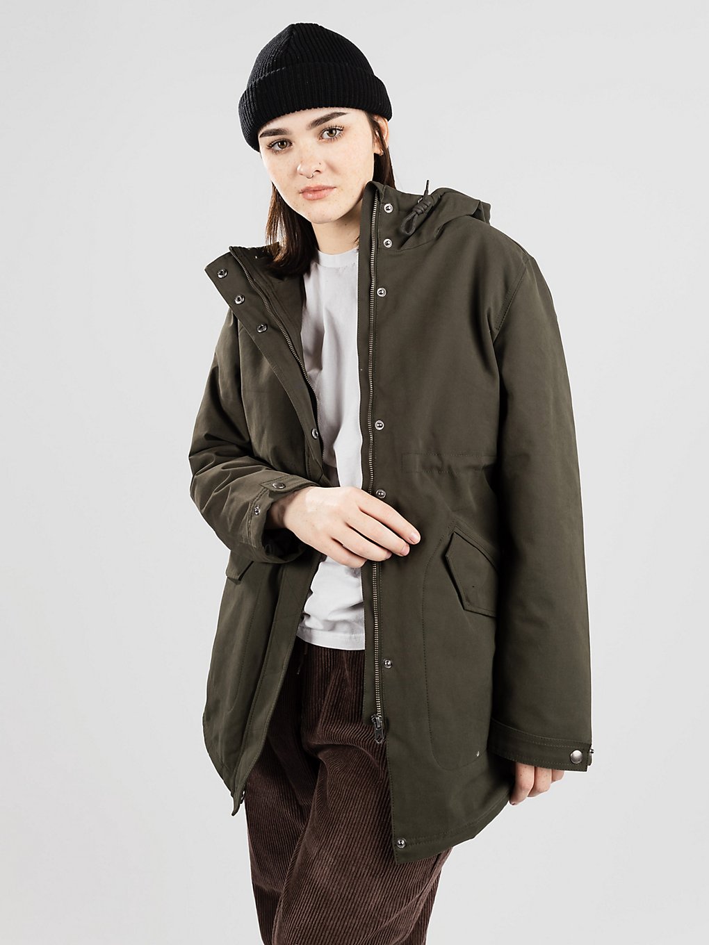 Volcom Less Is More 5K Parka grijs