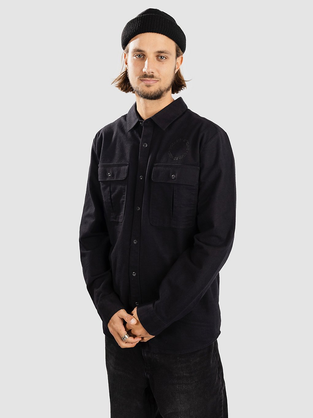 Volcom Minneret Flannel Hemd zwart