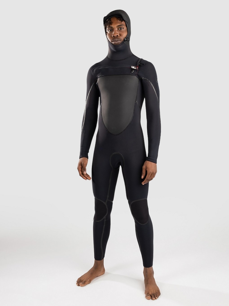 O’Neill Psycho Tech 6/4 Chest Zip With Hood Wetsuit zwart