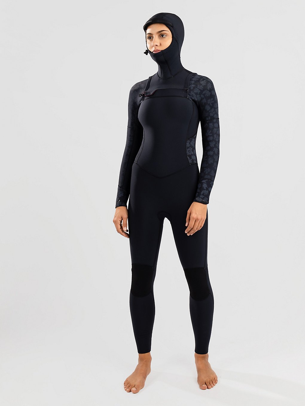 Roxy 5/4/3 Swell S Hooded Fz Gbs Wetsuit zwart