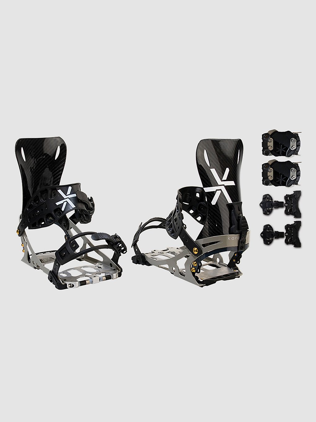 Karakoram X-Carbon + Split Interface 2024 Splitboard bindingen zwart