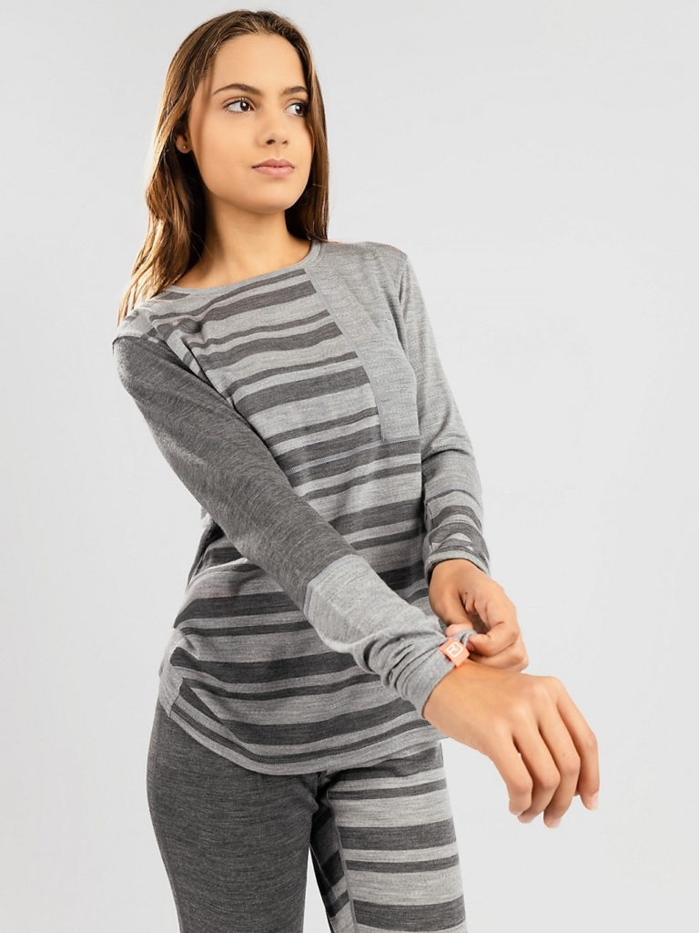 Ortovox 185 Rock ‘N’ Wool Thermo shirt grijs