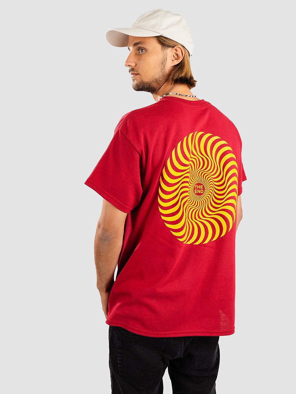 Spitfire Classic Swirl T-Shirt rood