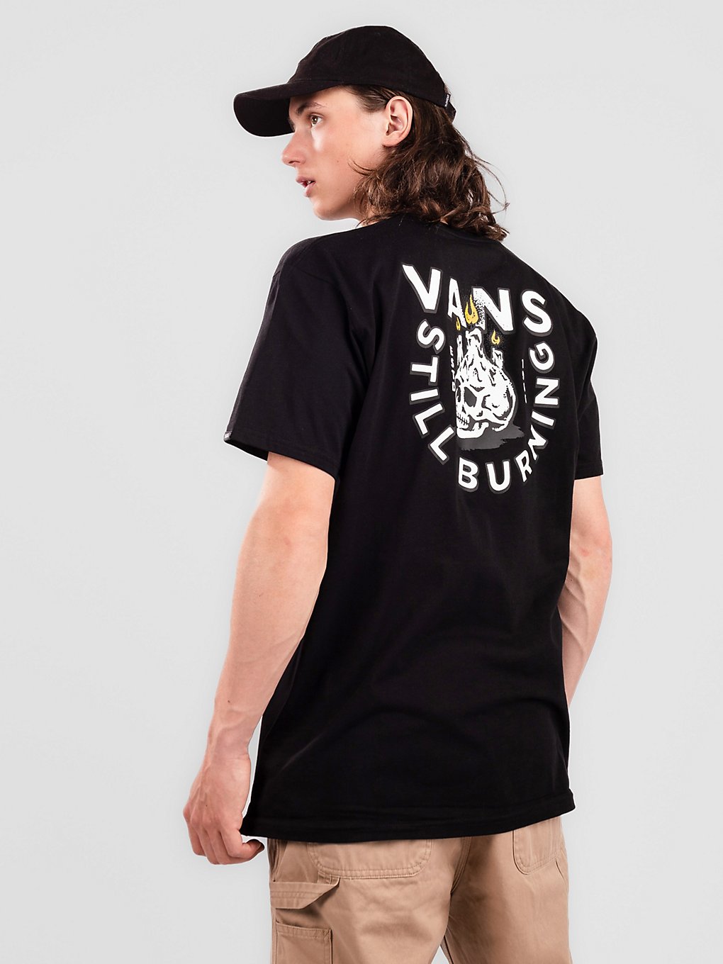 Vans Still Burnin T-Shirt zwart