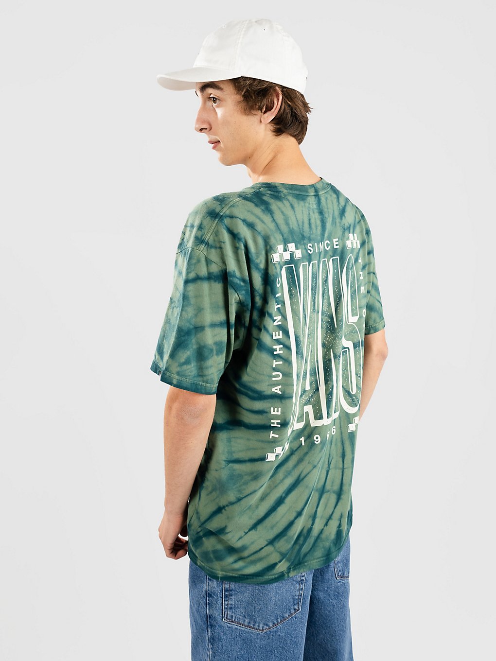 Vans Tall Type Tie Dye T-Shirt groen