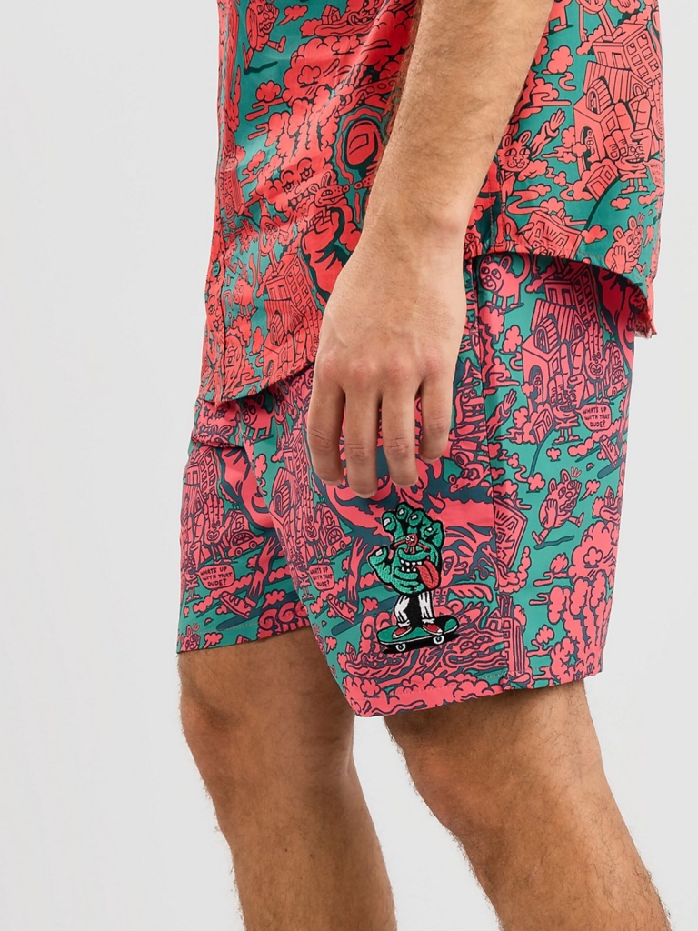 Killer Acid X Santa Cruz Little Hand Korte broek roze