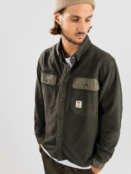 Fat Moose Herold Fleece Over Hemd groen