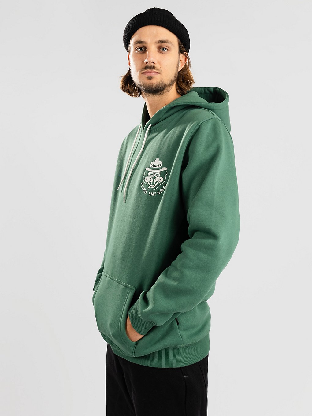 The Dudes Please Hoodie groen