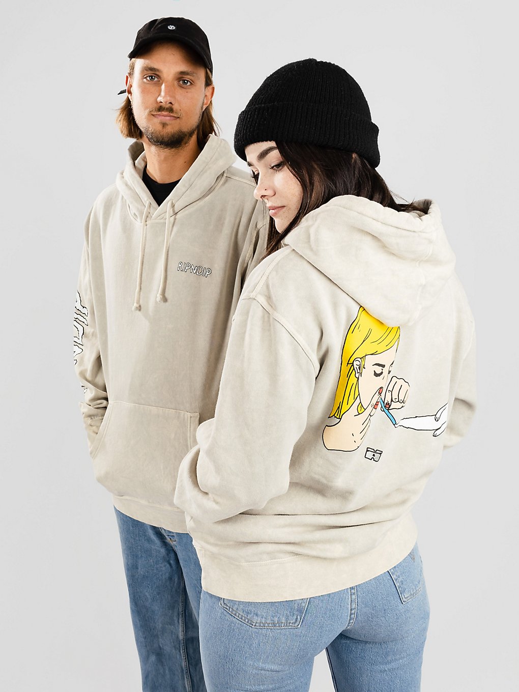 RIPNDIP Coco Nerm Hoodie grijs