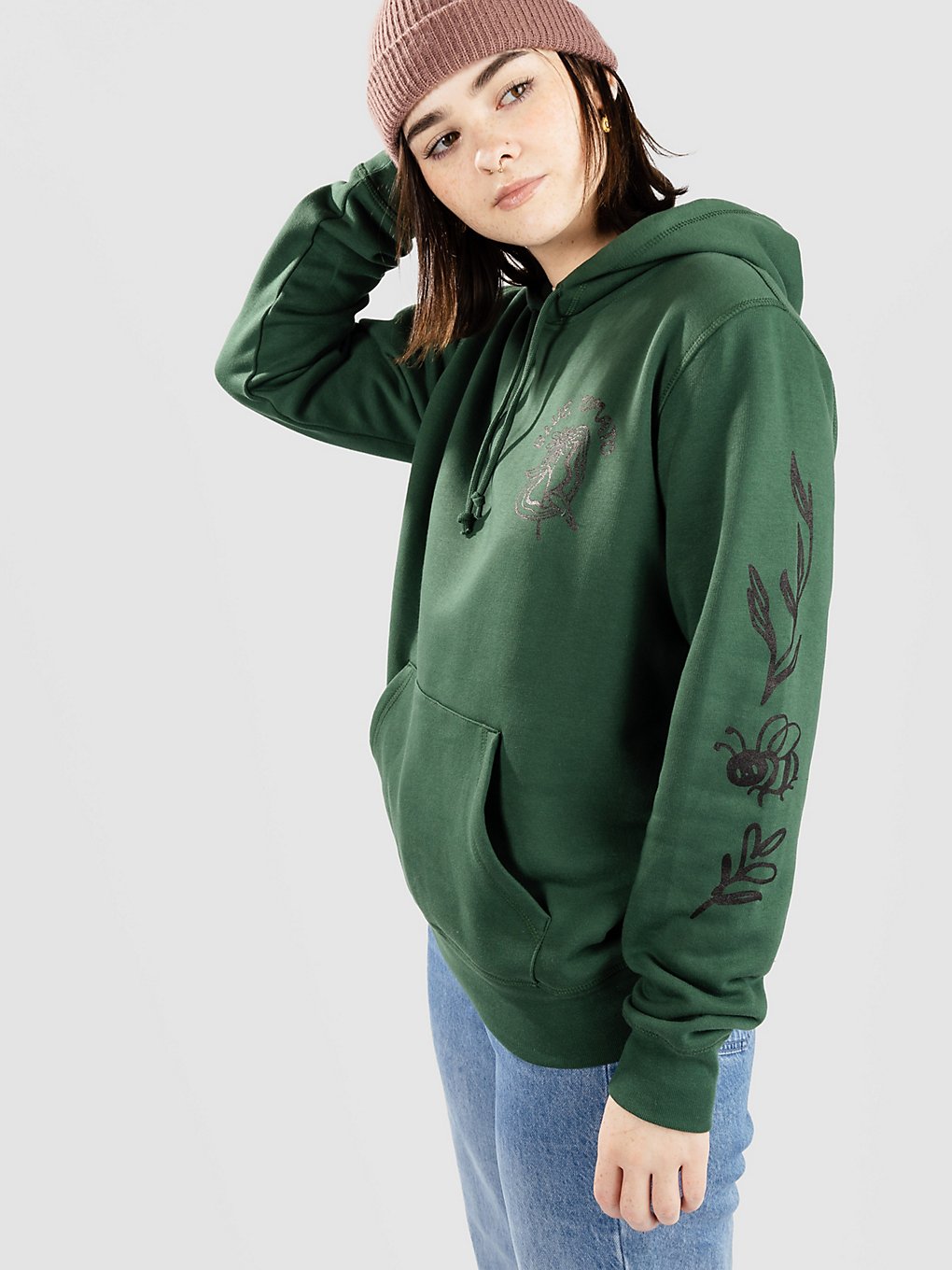 Blue Tomato Doodles Hoodie groen