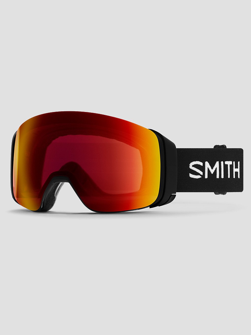 Smith 4D Mag zwart (+Bonus Lens) Skibril zwart