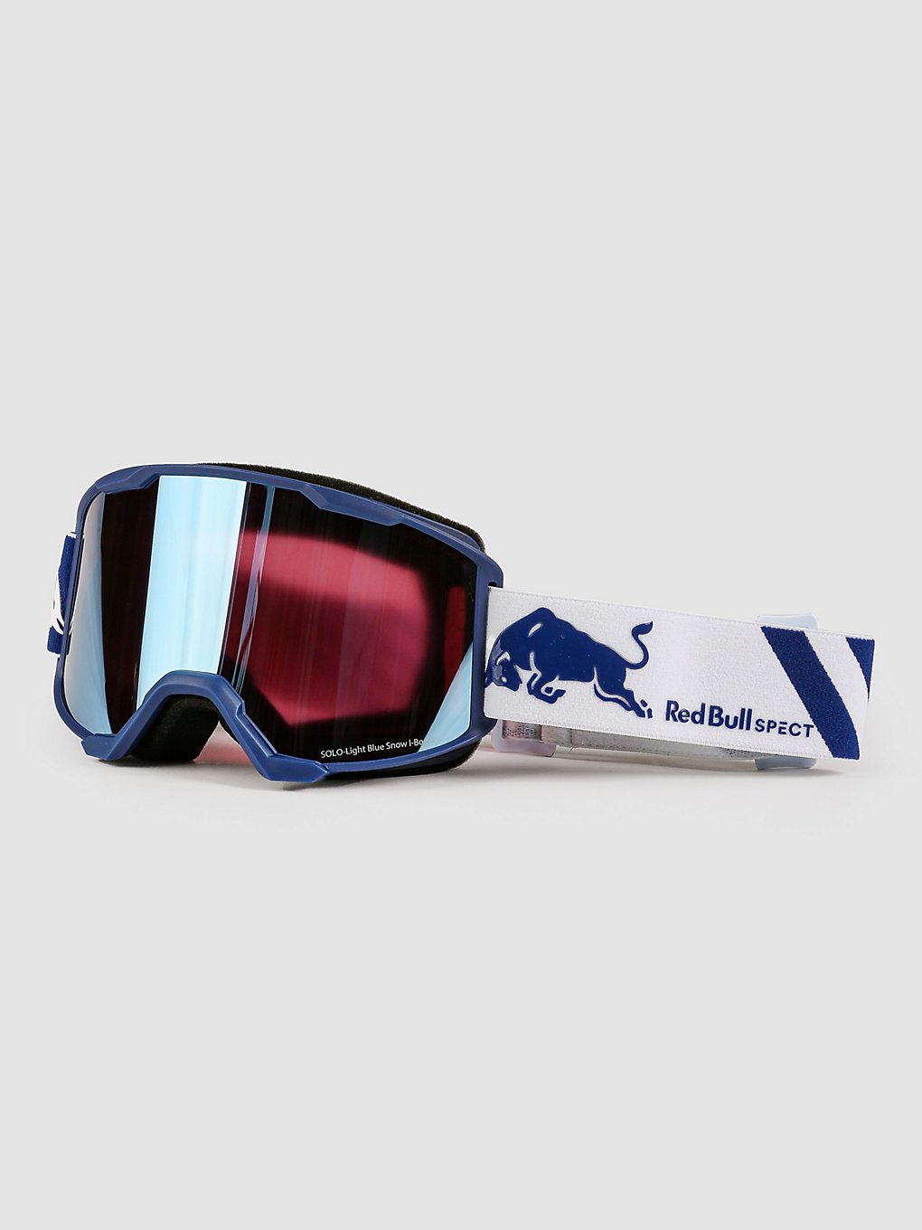 Red Bull SPECT Eyewear Solo Blue Skibril wit