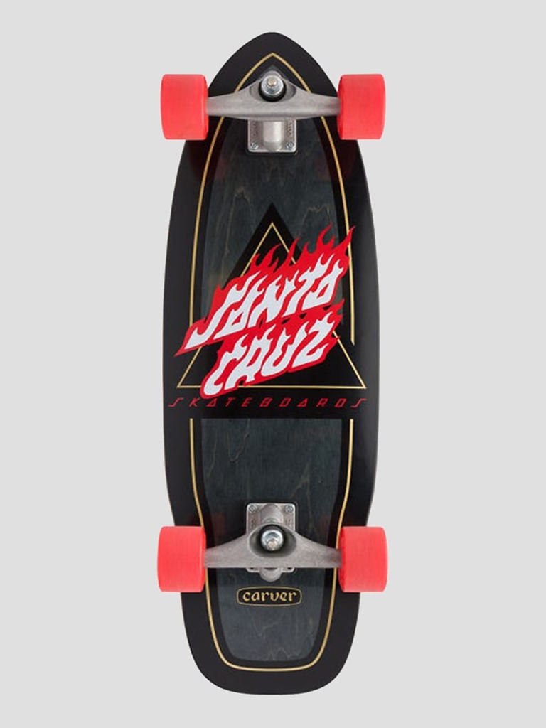 Santa Cruz Flamed Not A Dot Cut Back 9.75″ Complete zwart