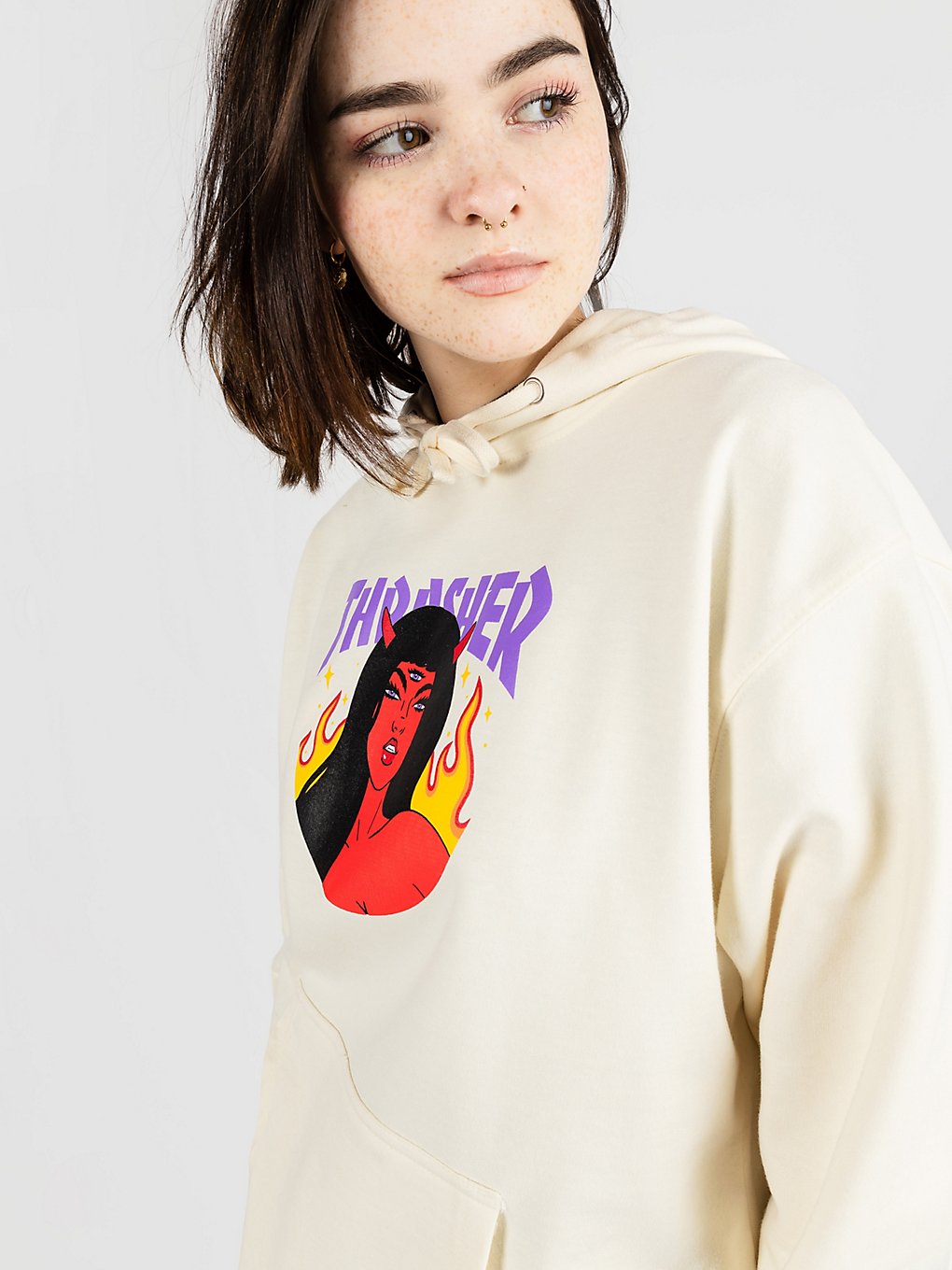 Thrasher Roja Logo Hoodie