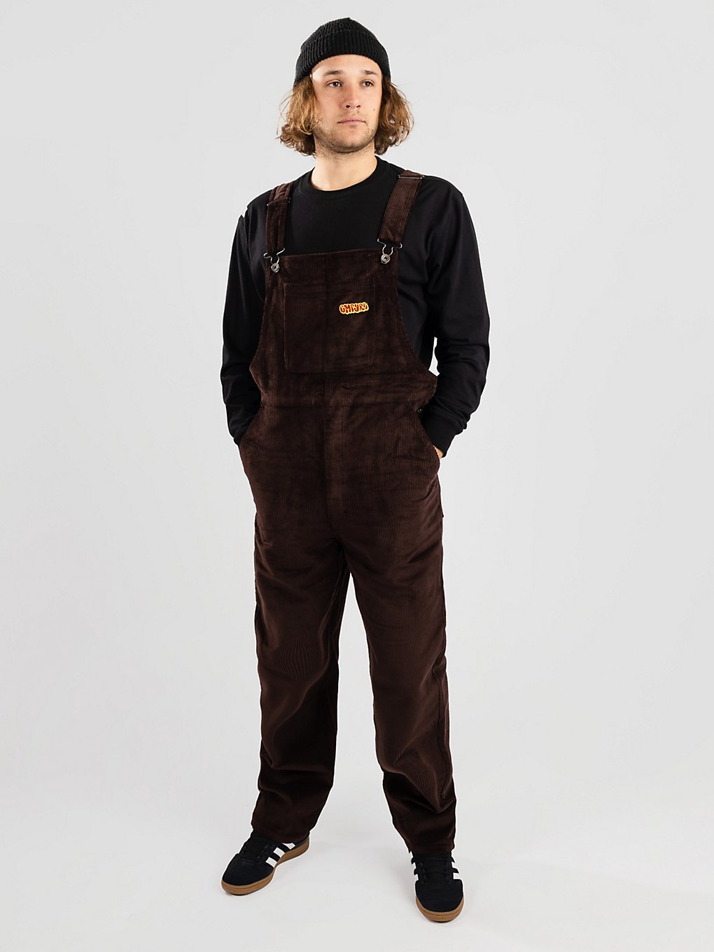 Empyre Loose Sk8 Cord Overall Broek bruin