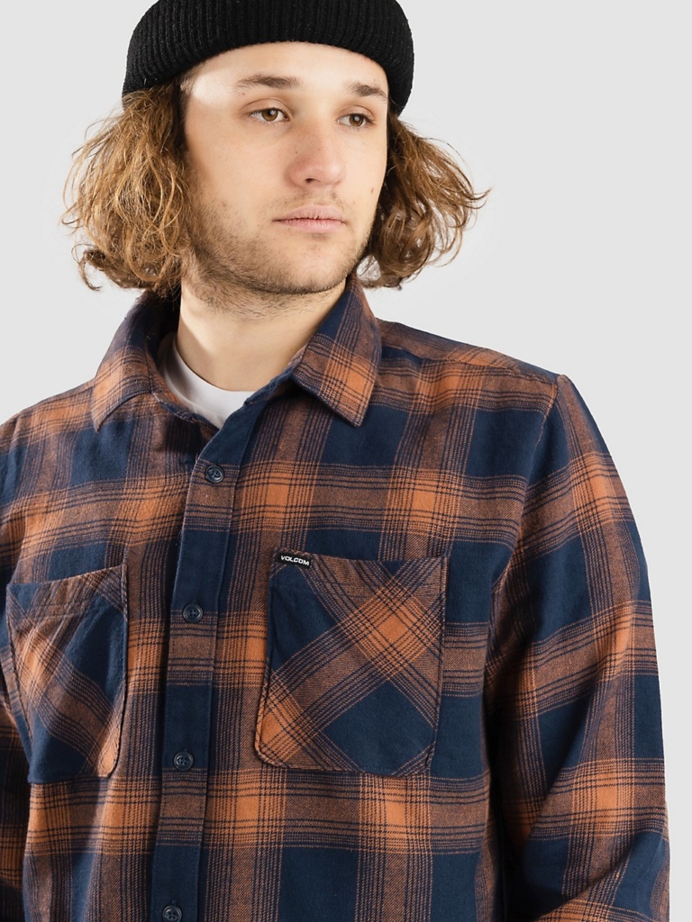 Volcom Netastone Flannel Hemd blauw