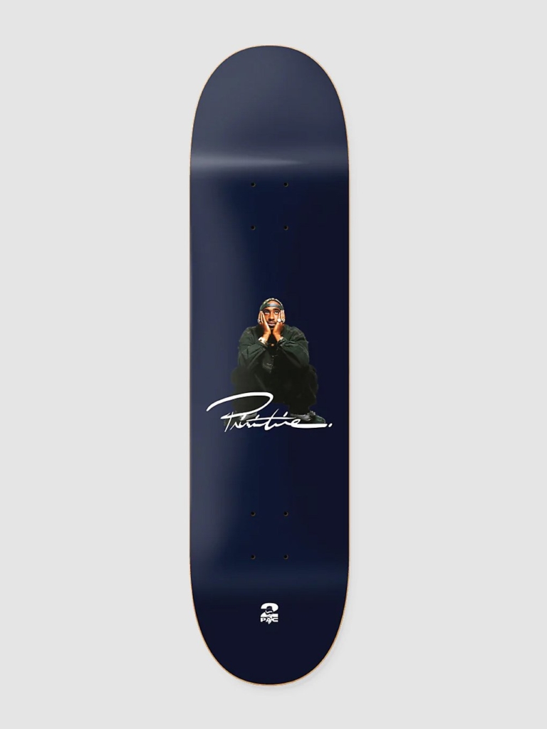 Primitive X Tupac Shakur 8″ Skateboard deck blauw