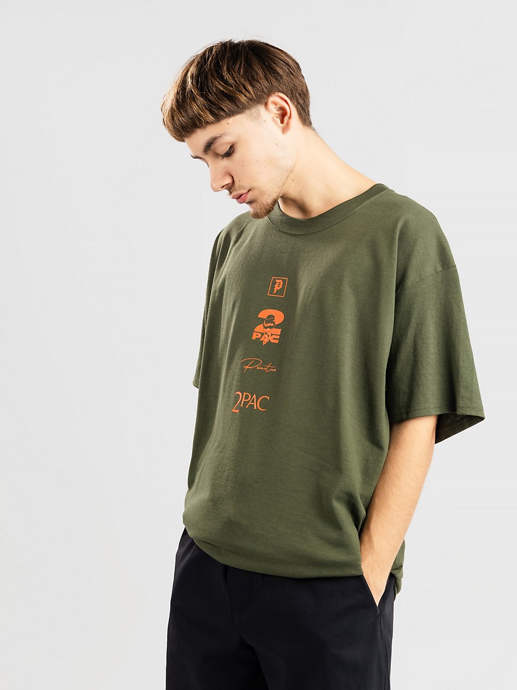 Primitive X Tupac Voice T-Shirt groen
