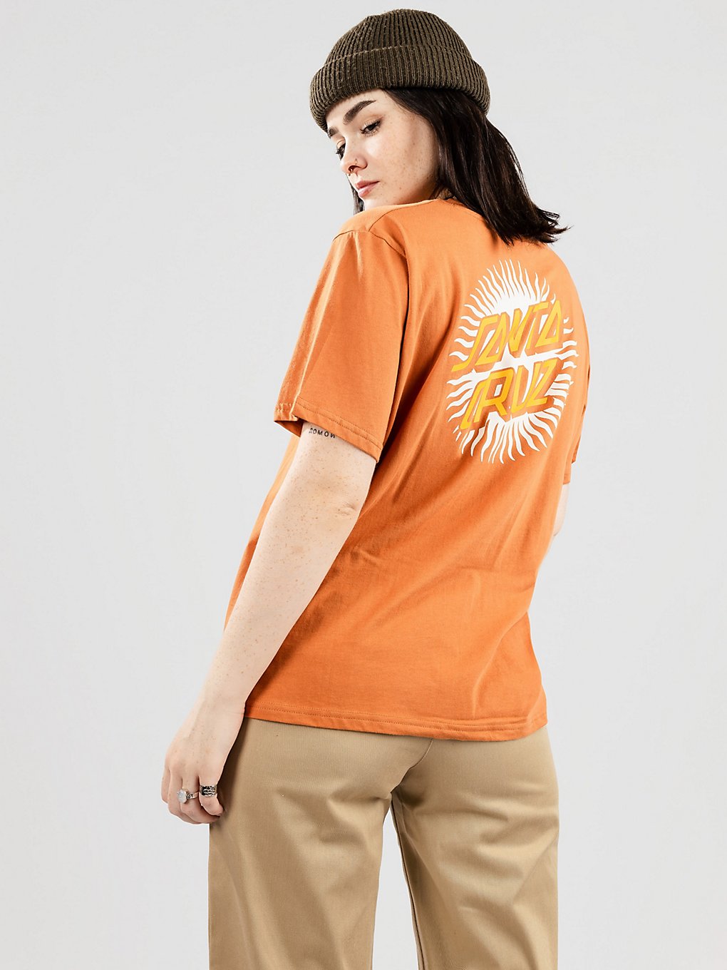 Santa Cruz Daylight Dot T-Shirt oranje