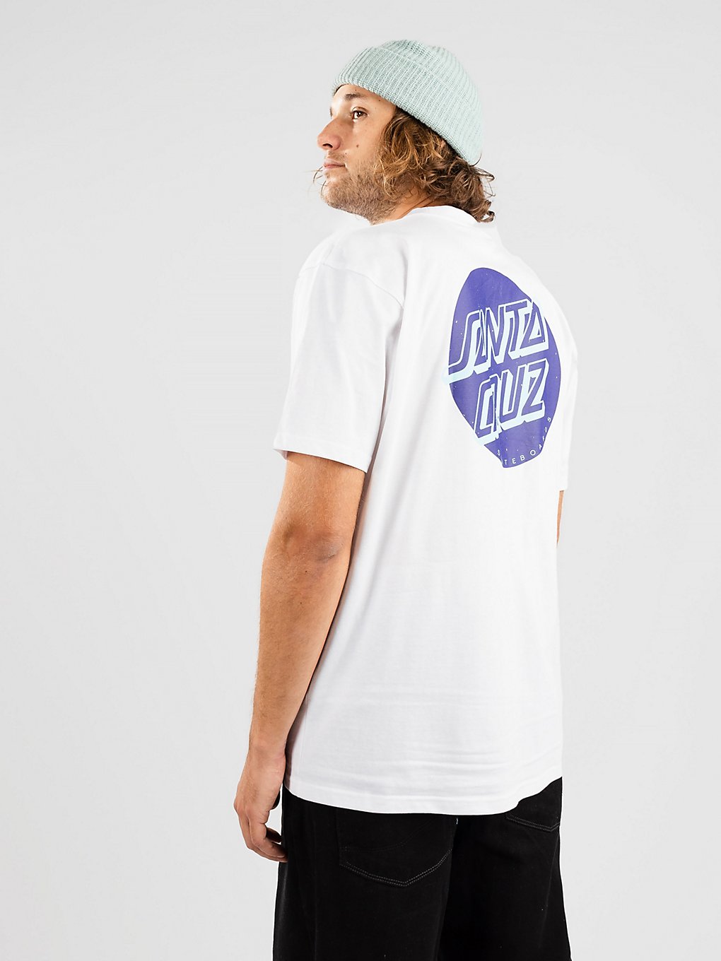Santa Cruz Shadowless Dot T-Shirt wit