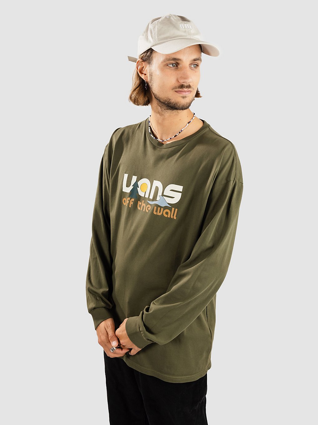 Vans Coastal Vintage Longsleeve groen