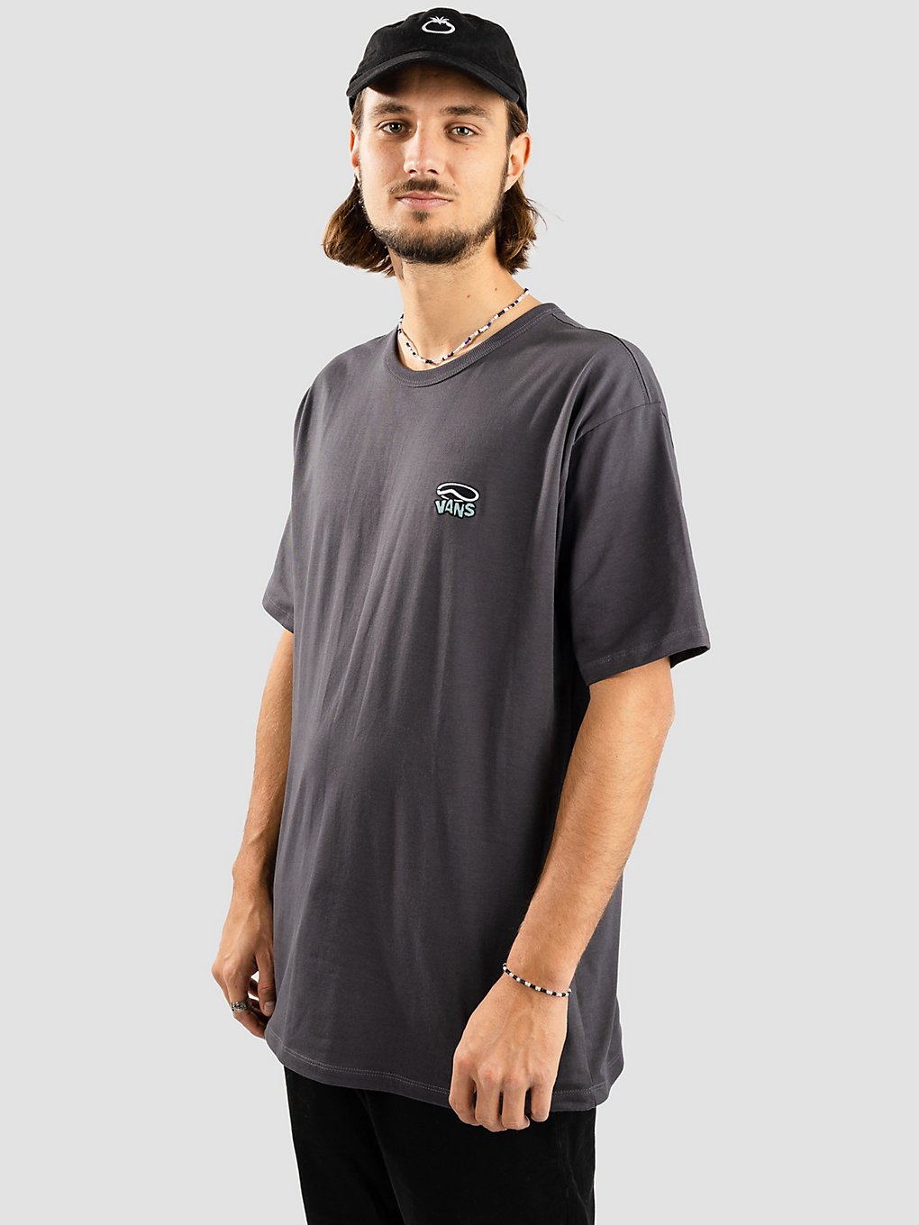 Vans Off The Wall Sidestripe T-Shirt grijs