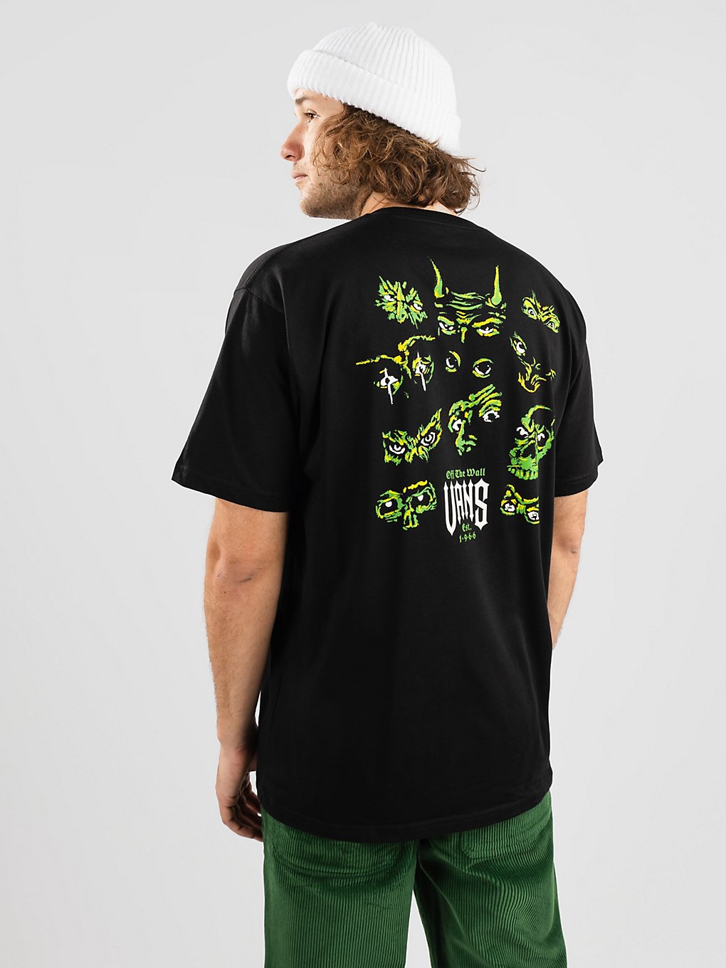 Vans Eyes In The Dark T-Shirt zwart