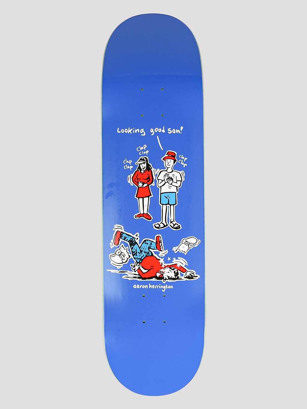 Polar Skate Aaron Herrington Looking Good Son 8.375" Skateboard deck blauw