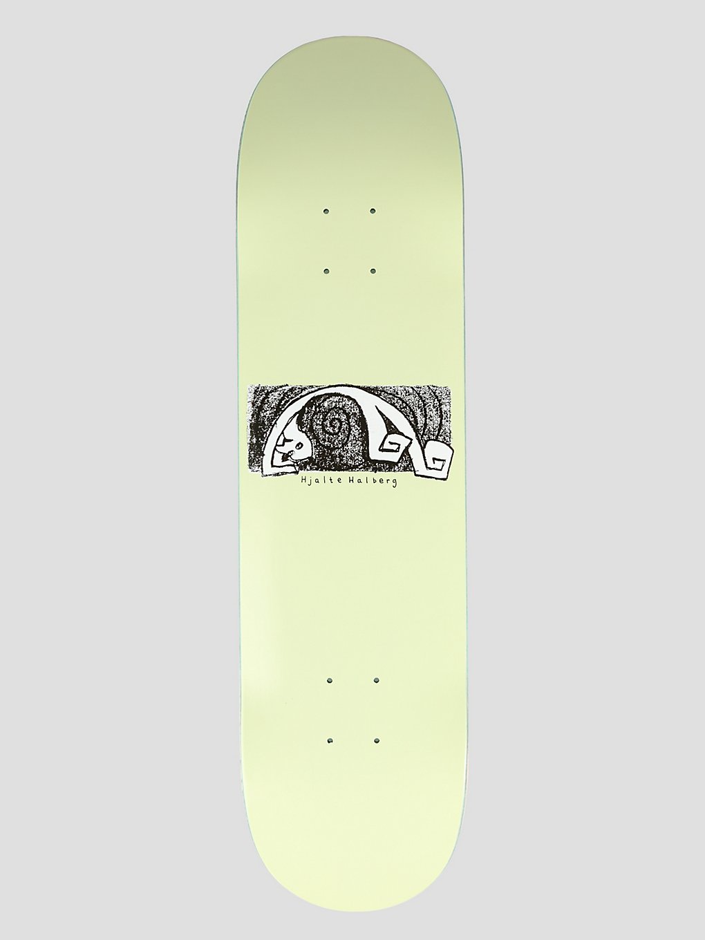 Polar Skate Hjalte Halberg Yoga Trippin' 8.0" Skateboard deck groen