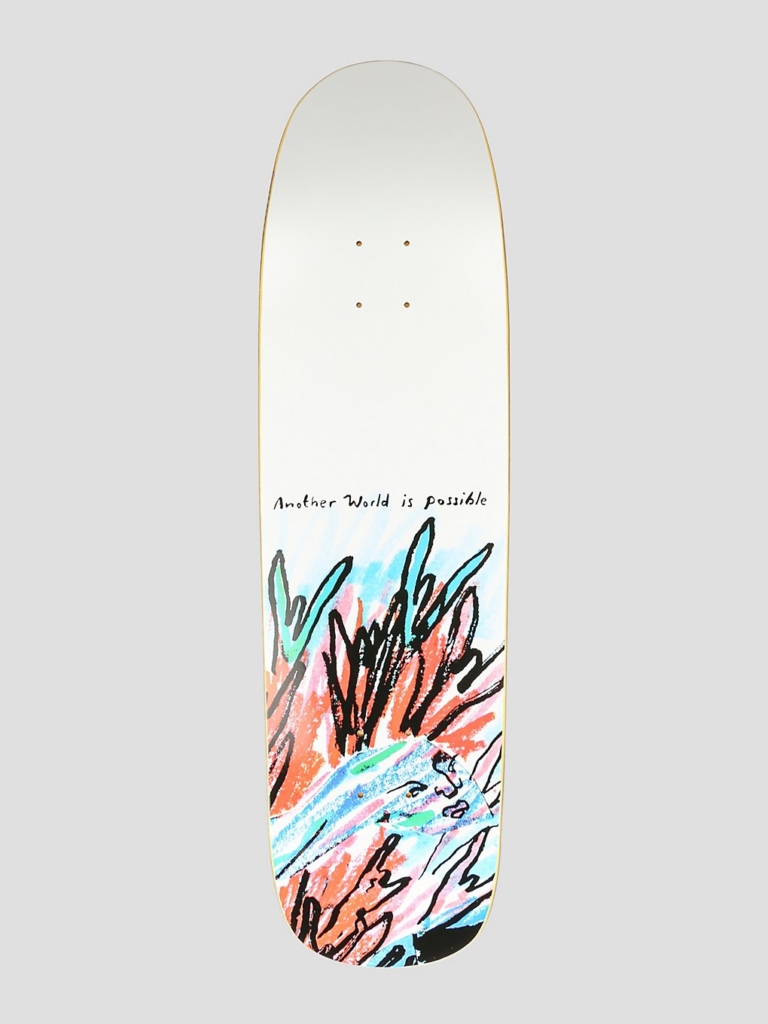 Polar Skate Team Model Another World Is Possible 9″ Skateboard deck wit
