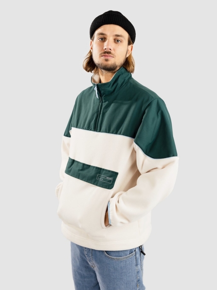 HUF Continent 1/4 Polar Trui wit