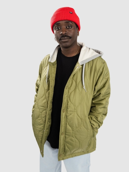 Paterson Quilted Liner Hooded Jas groen