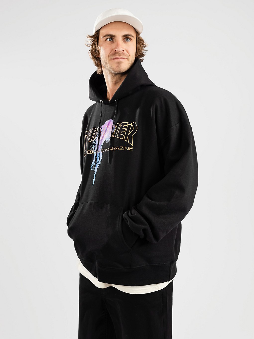 Thrasher Atlantic Drift Hoodie zwart