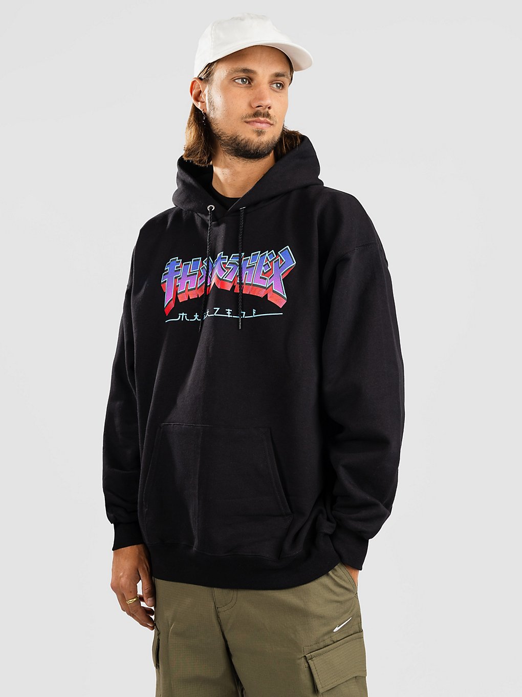 Thrasher Godzilla Burst Hoodie zwart