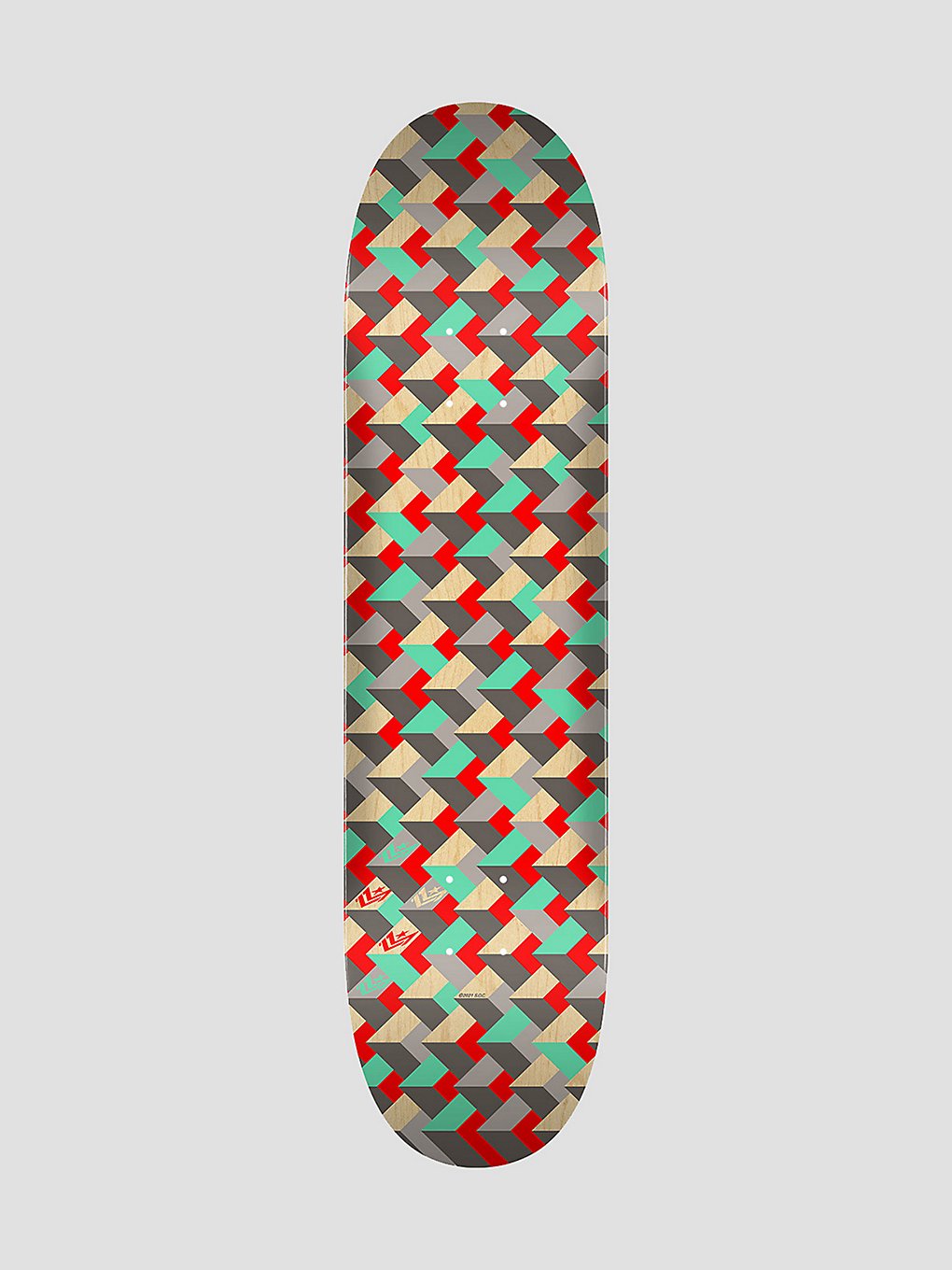 Mini Logo Patterns Grate ML291 K20 7.75" Skateboard deck patroon