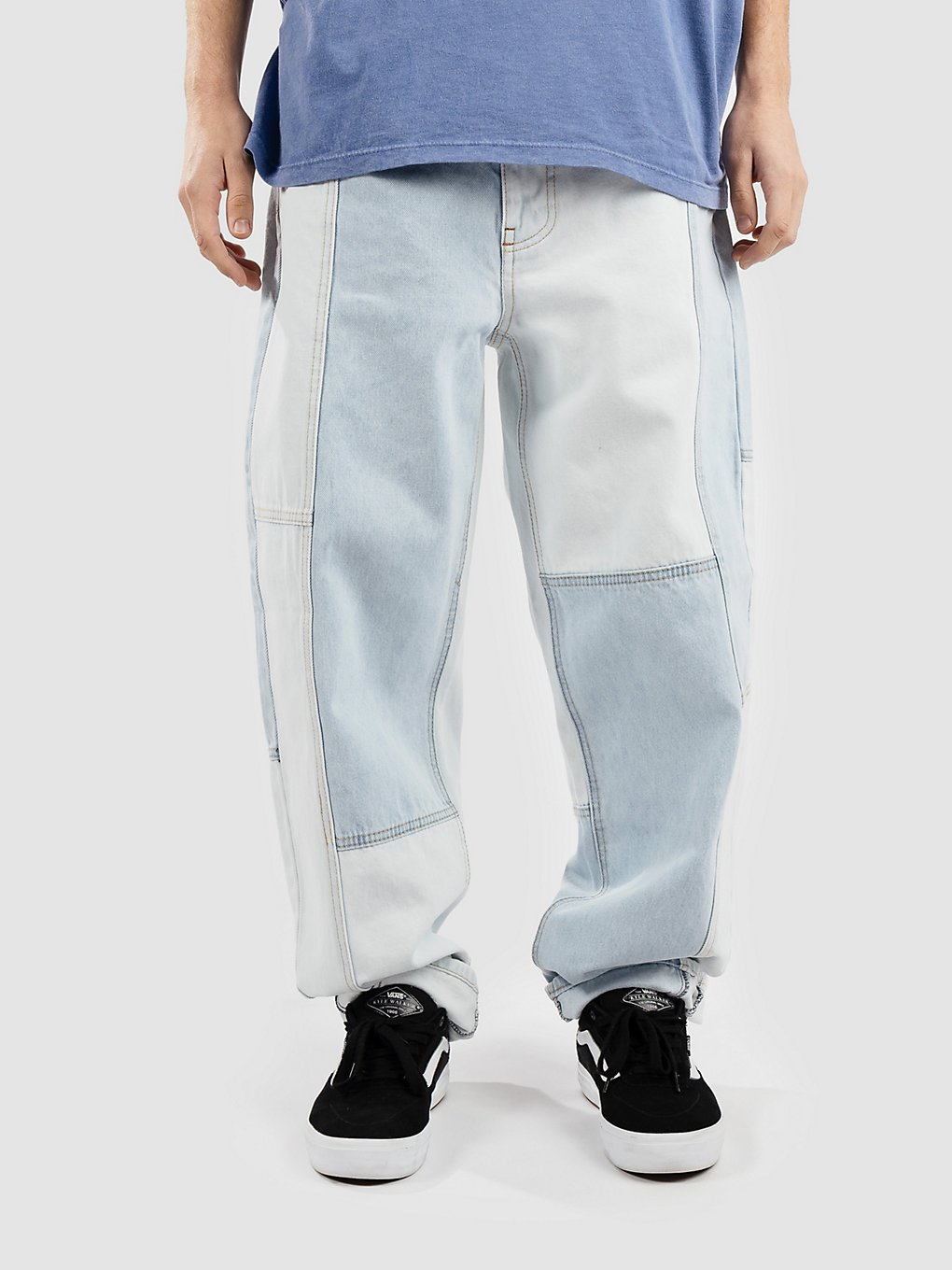 Empyre Sk8 Colorblocked Dnm Jeans blauw