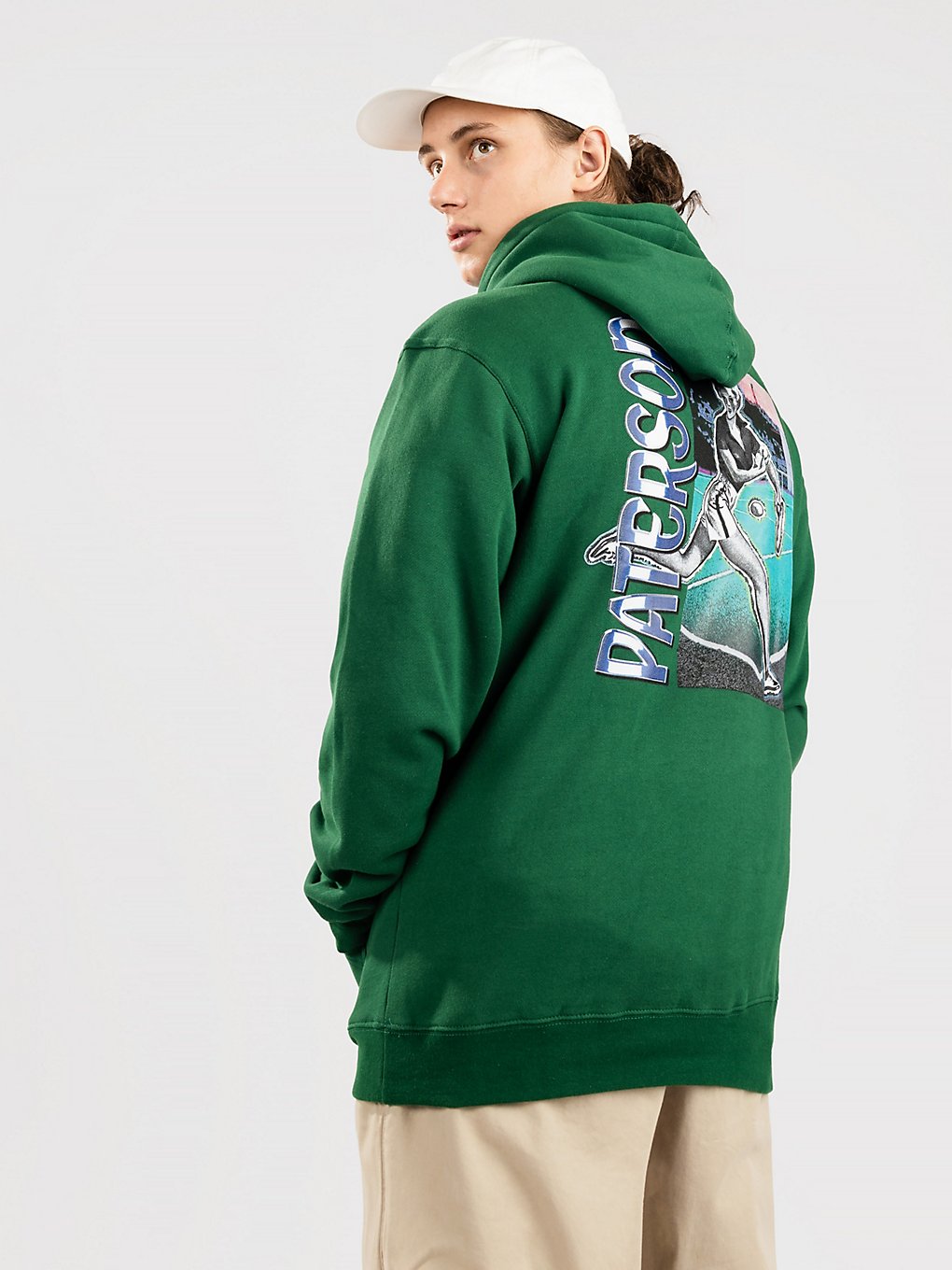 Paterson Cross The Line Hoodie groen