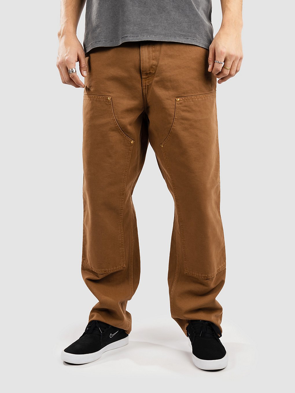 Carhartt WIP Double Knee Jeans bruin