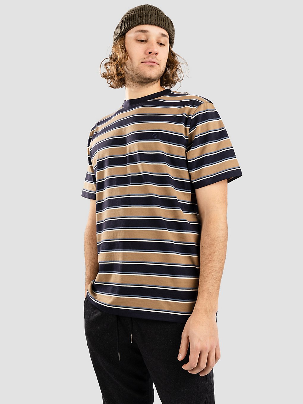 Carhartt WIP Leone T-Shirt bruin