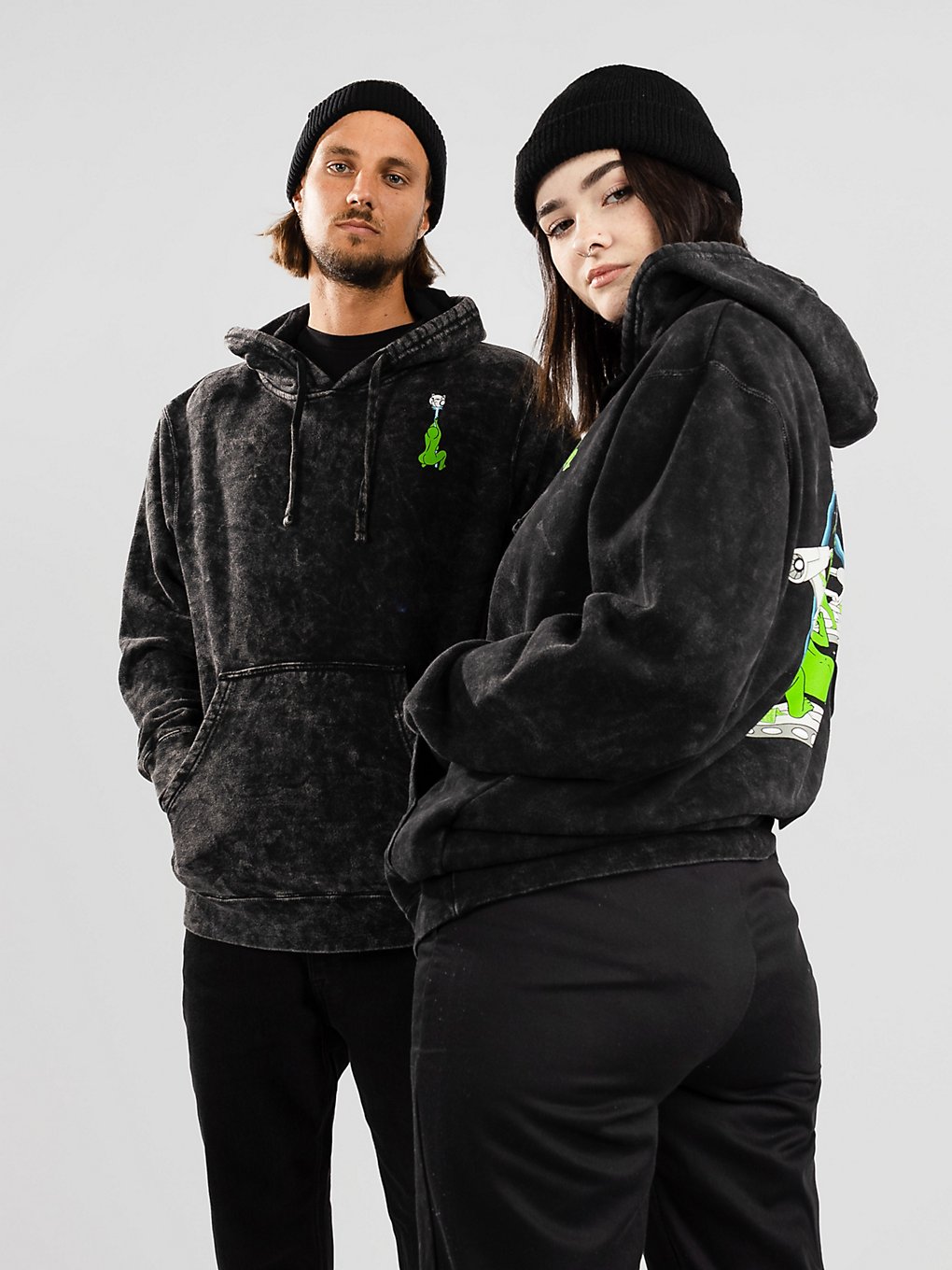 RIPNDIP Stripndip Hoodie zwart