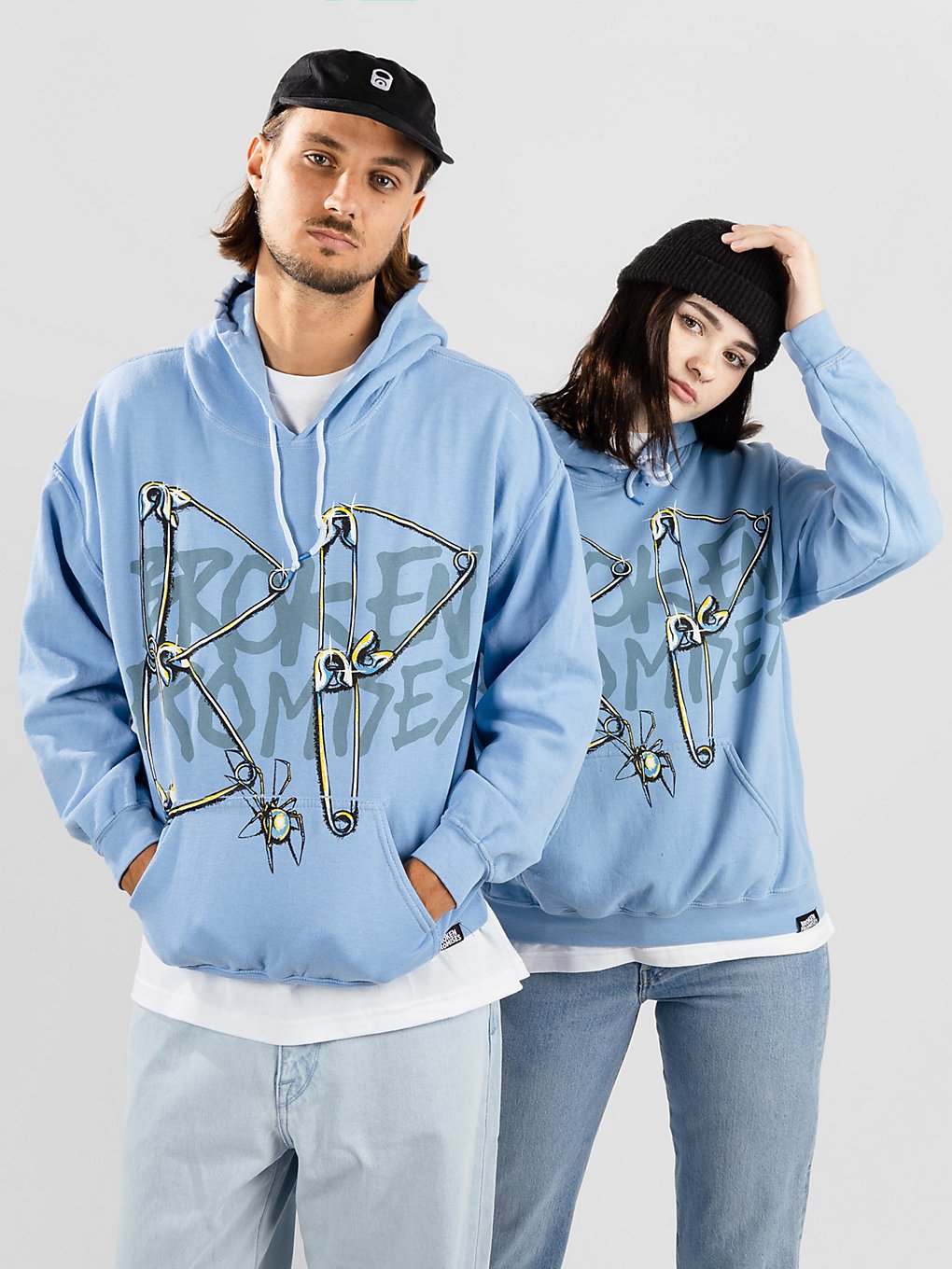 Broken Promises Piercer Po Hoodie blauw