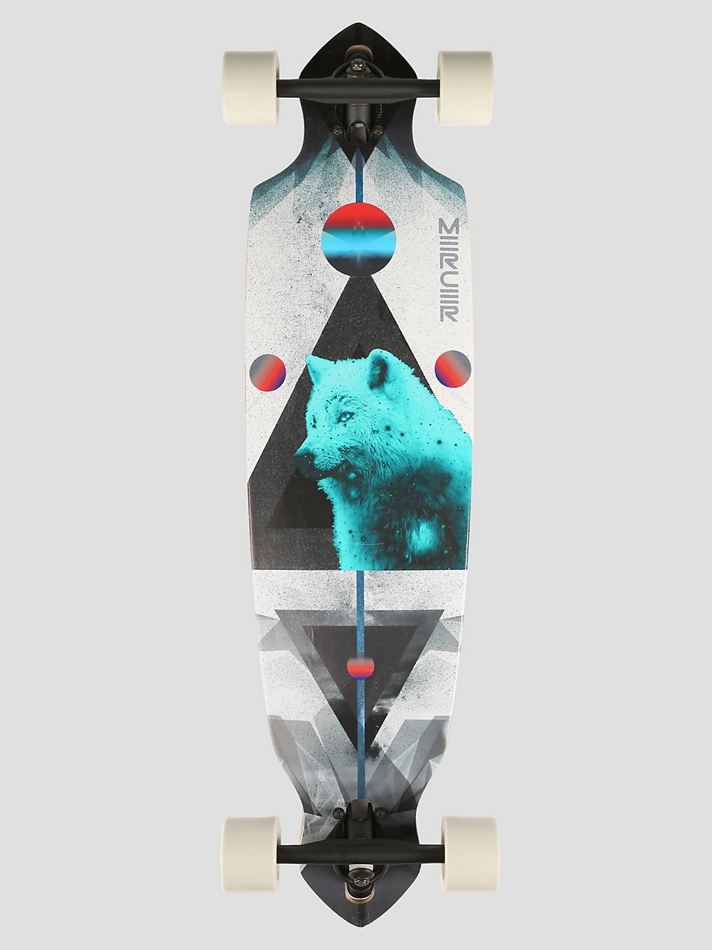 Mercer Lone Wolf Trigon Longboard Complete patroon