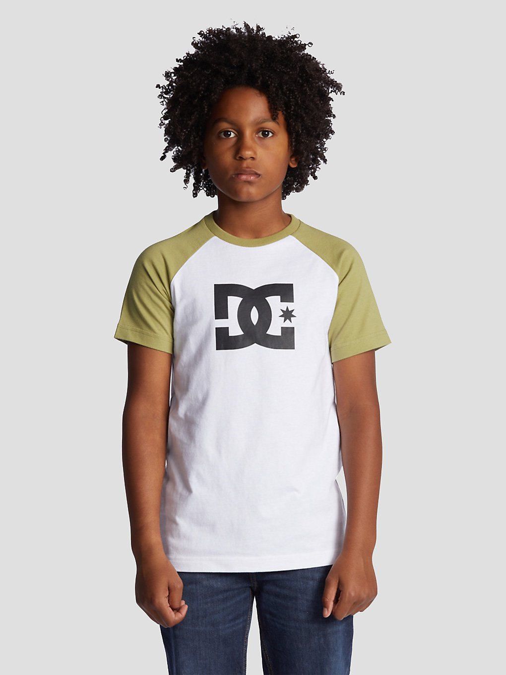 DC Star Raglan T-Shirt wit