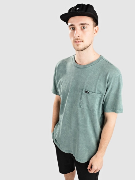 RVCA Manic Tie Dye Crew T-Shirt blauw