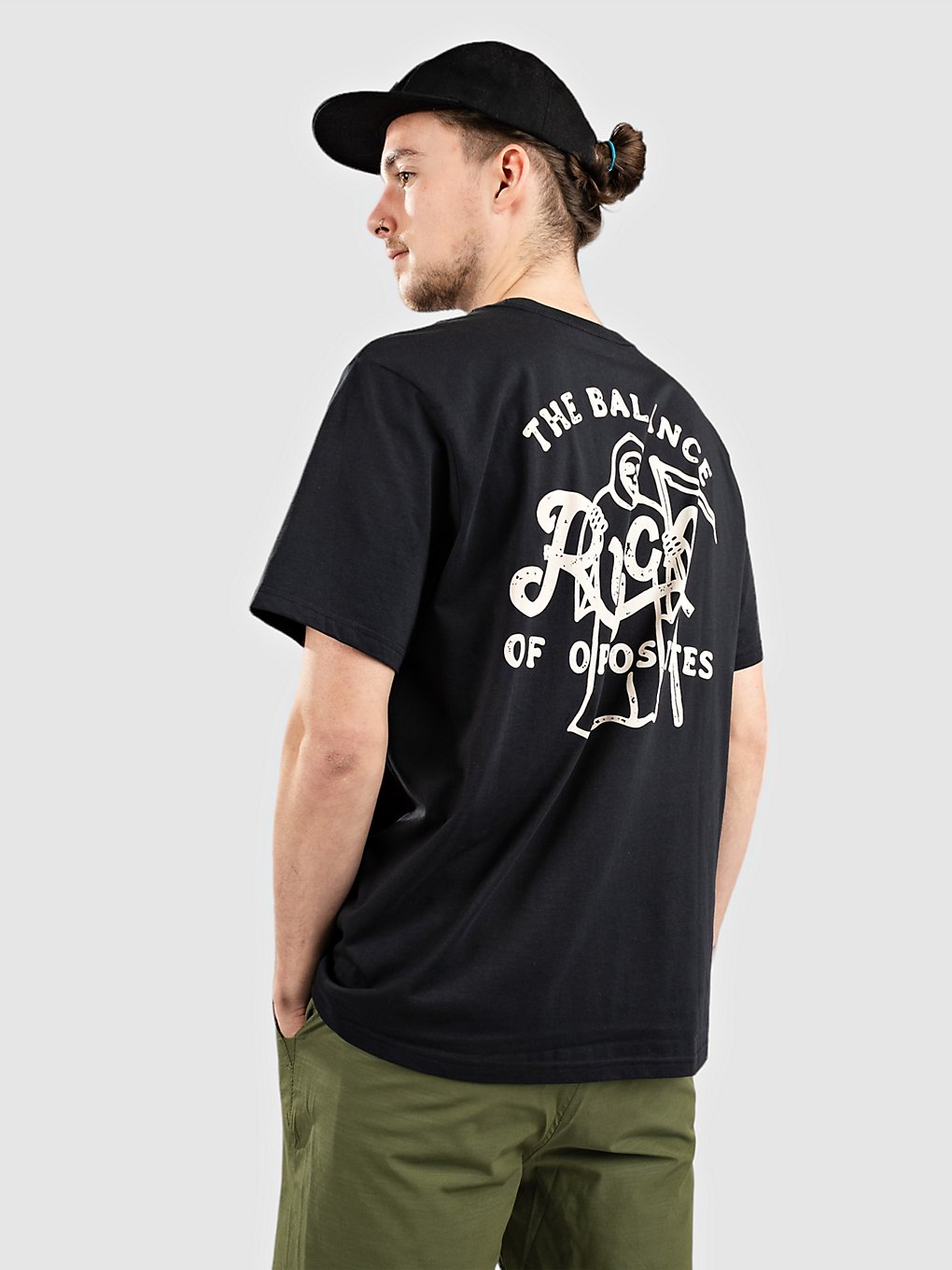 RVCA Parting Ways T-Shirt zwart