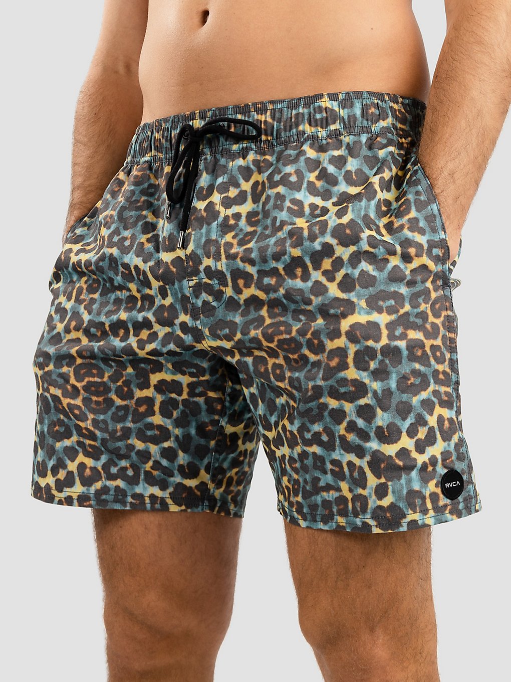 RVCA Barnes Elastic Boardshorts groen