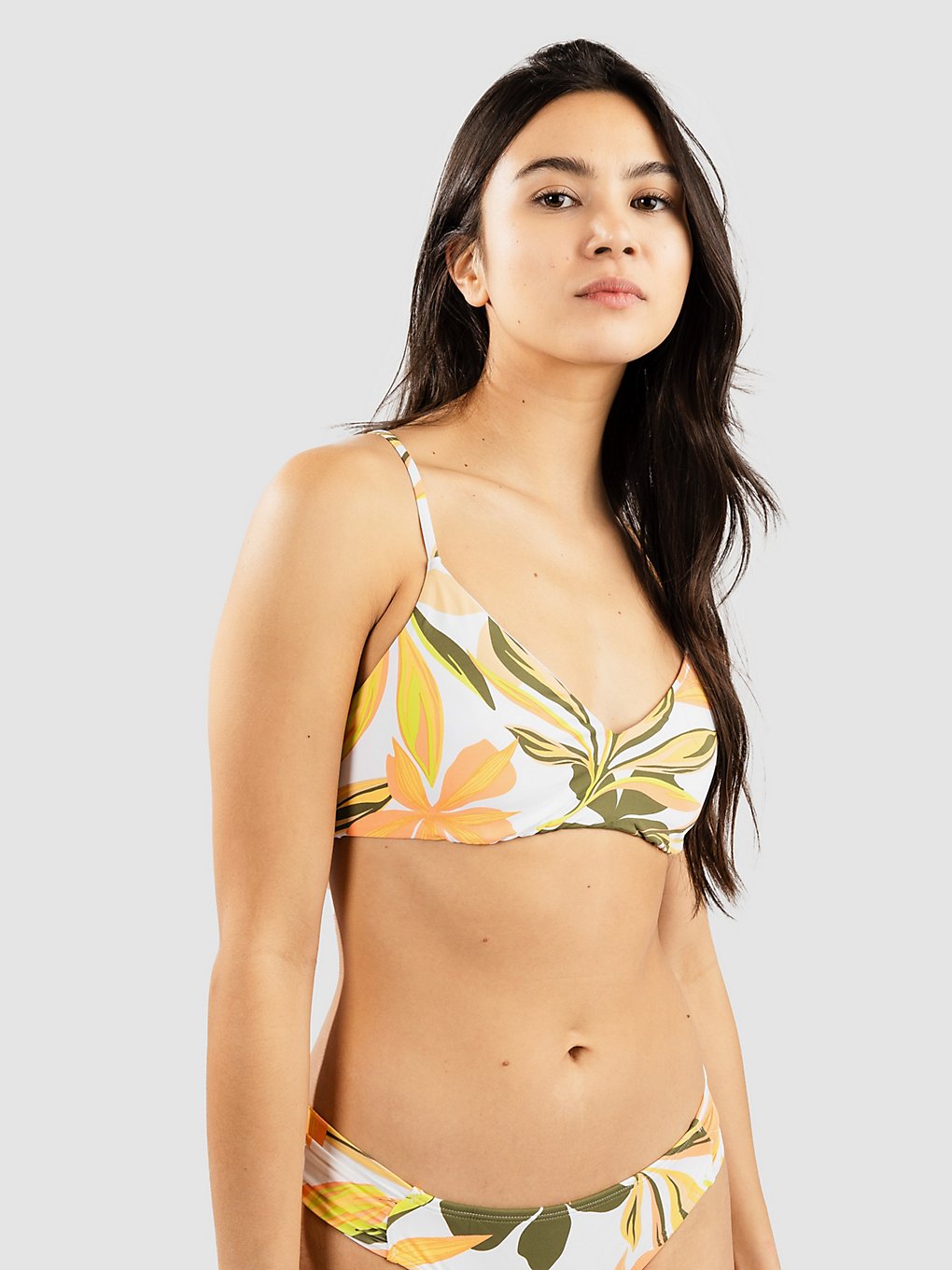 Roxy Pt Beach Classics Strappy Bikini top wit